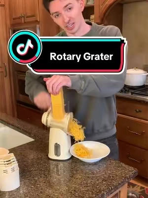 This grater has cut most of my meal prep time in half 🥘 #cheesegrater #rotarygrater #kitchenessentials #tiktokshopcreatorfinds #grater 