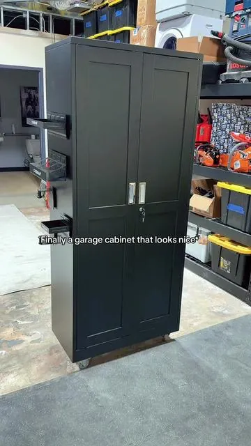Amazing garage cabinet on wheels and locks #tiktokshopcreatorpicks 