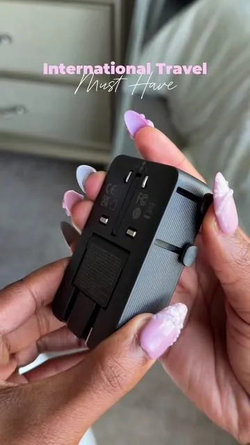 Don't get caught slipping and forget one before you leave ✈️  #internationaltravel #travelmusthaves #travelessentials #traveladapter #traveltips