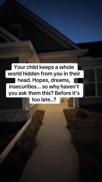 Your kids have thoughts, dreams, and questions they don’t always say out loud. Sometimes all it takes is the right question to start a real conversation. A simple way to slow down and spend meaningful time together. #parenting #parentchildbond #familyconnection #talkwithyourkids #familytime 