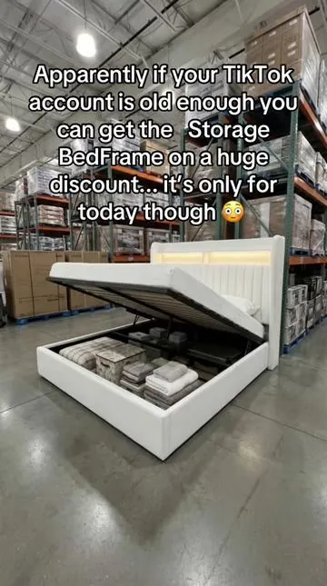 Storage bedframe #tiktokshopcreatorpicks 