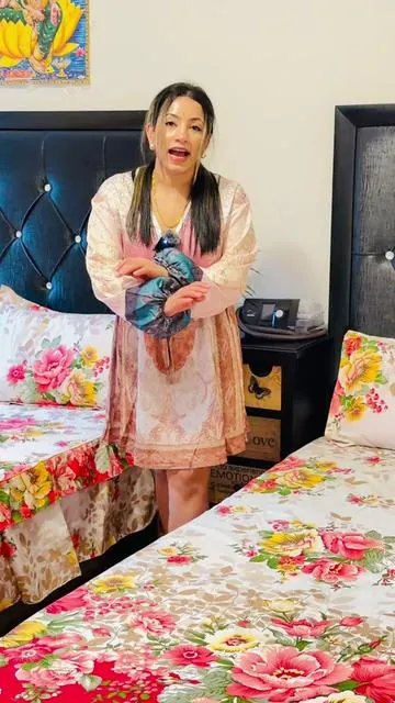 #FloralPrintRuffledEdgeBedSkirtSet, 3-Count Soft Bedding Set Including 1 Bed Skirt and 2 Pillowcases without Filler, Comfy Decorative Bedding for Home Bedroom #foryoupage #tiktokshop #TikTokShopCreatorPicks 