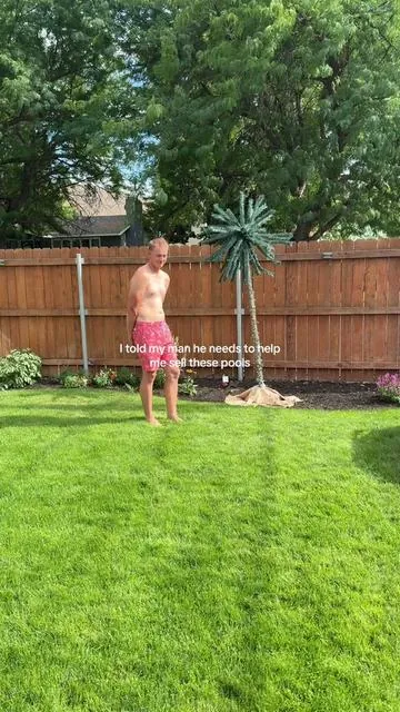 No but fr get one, they’re fun 🫶☀️💦 @Spreetail  #abovegroundpool #pinkintexpool #pinkpool #abovegroundpools #tiktokshopcreatorpicks 