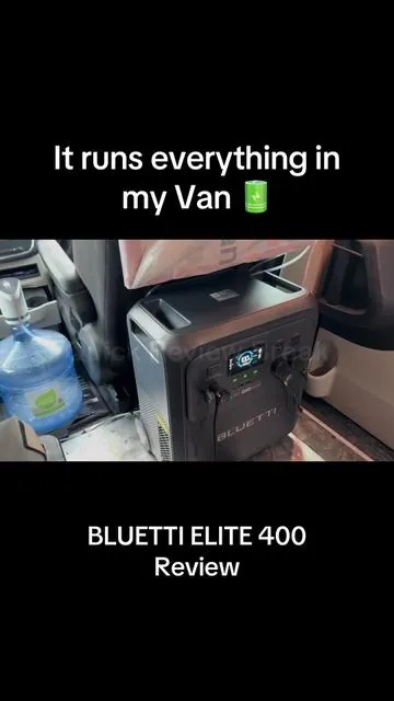 BLUETTI Elite 400 portable power station Reveiw. #portablepowerstation #tolberscamping #portablepower #solargenerator #bluetti 