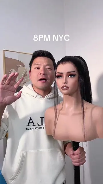 Do you wannna this wig? Come to join Andy’s live to get it #ashimaryhairstylist #highponytail #kinkystraightwig #premadewigs #tiktokmadebuyit 
