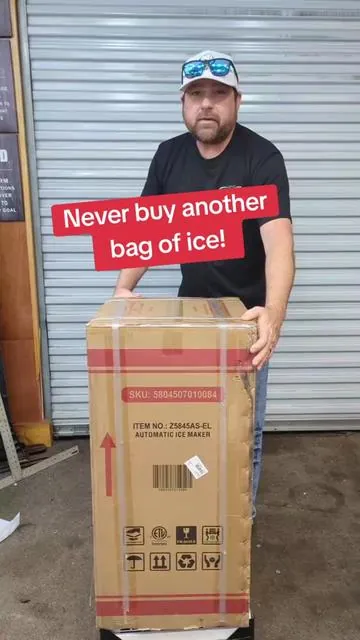 Now is the time to get the ice machine while it's on a super deal deal! #icemachine #ice 