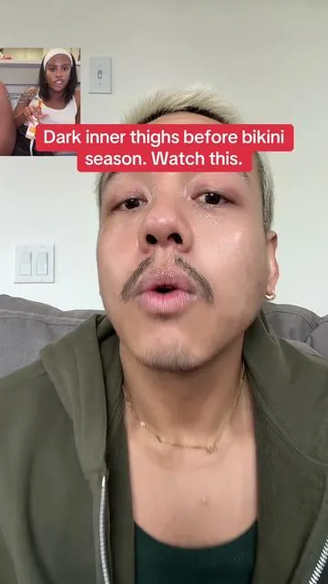Dark Inner thigh hyperpigmentation korean skincare routine to help fade the appearance of your dark inner thighs and hyperpigmentation before bikini season this summer! #darkinnerthigh #hyperpigmentation #keratosispilaris #ingrownhair #TikTokShopSpringGlowUp 