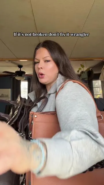 I needed to know nothing else about the updated wrangler  all work tote bag when I saw the cc carry #wranglerpurse #wranglerbag #wranglertotebags #wranglerbags #tiktokshopspringglowup 