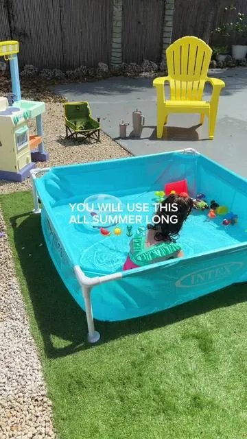 This kept my daughter entertained for hours and called for the BEST afternoon nap☀️🍉 #toddleractivitiesathome #summerfinds #toddlerpool #tiktokshopcreatorpicks #fyp 