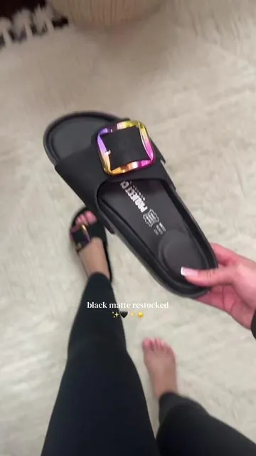 black matte is going quick these are too cute ✨ #projectcloud #sandals #tiktokshopcreatorpicks 