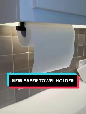 So glad they finally invented a paper towel holder that takes up no space 😮‍💨 #papertowelholder #kitchenproducts #kitchenessentials #CookingHacks #tiktokshopcreatorpick 