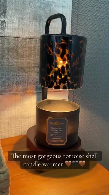 Saw it and HAD to have it! I spent my own money on this yall because I HAD to have it!! 😂🤩🖤🤎🤎✨ I’m obsessed! @NUPTIO it’s on a great sale right now too!! #nuptio ##candlewarmer##candlewarmerlamp##tortoiseshell#t#trending