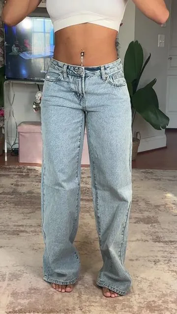 these low rise jeans😍🤩>>> #pacsun #pacsunjeans #lowrisebaggyjeans #lowrisejeans 