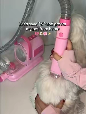 Mess-free & easy to use pet grooming kit, comes with so many attachments 🤩🐶🐱🐰🎀 #petgrooming #petgroomingvacuum #doggrooming #petgroomingkit #doggroomingkit 