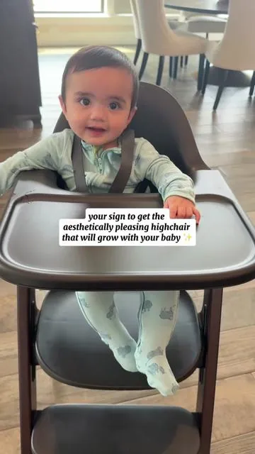 Definitely worth it!!✨ different colors to choose from and it will be in your room for years! #mockingbirdhighchair #highchair #babymusthaves #toddlermusthaves 
