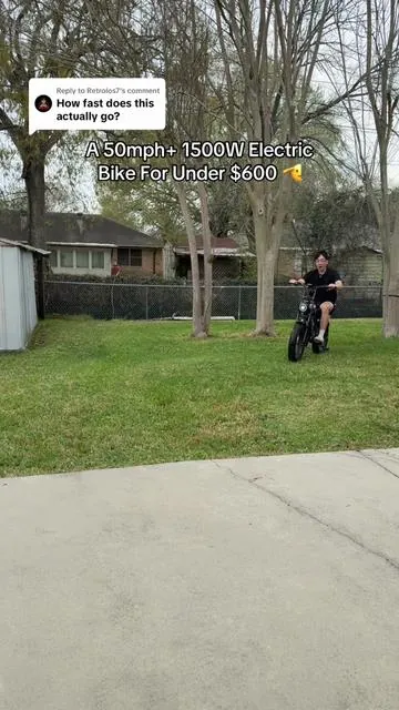 Replying to @Retrolos7 i got yall #electricbike #outdoors #fun #bike #ebike 