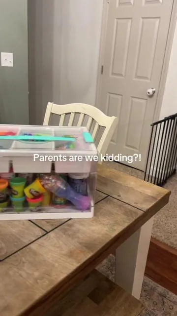 This set of two craft organizers is perfect for keeping art supplies neat and easy to find. The compartments on top are great for storing small pieces, paint brushes, markers, and other tiny craft materials. If you’re searching for art supply organizers for kids crafts, classroom supplies, or homeschool activities, this is a simple way to keep everything organized and easy to grab.  #craftorganization #artsupplystorage #kidsactivities #teacherlife #classroomorganization  