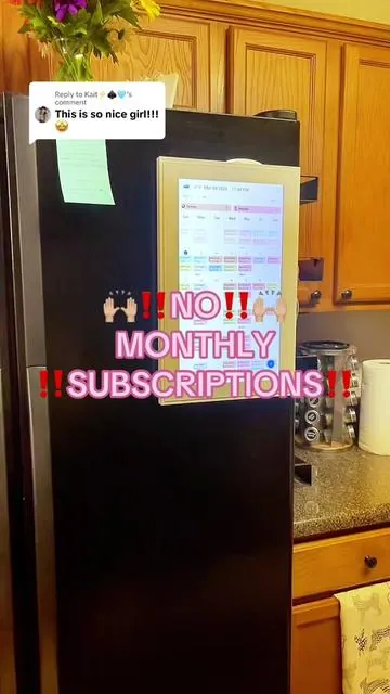 Replying to @Kait⚡️♠️🩵 I am obsessed😍 The BEST organization hack for families hands down! Even the hubby LOVES it!😆💕🫶🏼 #digitalcalendar #calendar #homefinds #organizedhome #busymomlife 