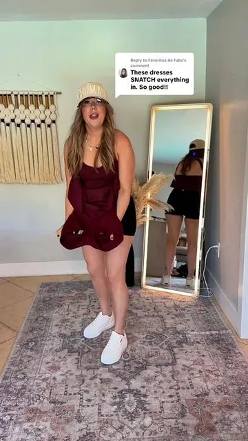 Replying to @Favoritos de Fabs these Halara dresses are a closet ESSENTIAL #halaradress #easypeezydress #tennisdress #tiktokshopcreatorpicks #tiktokshopspringglowup 