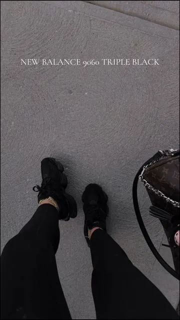 #9060newbalance #sneakers #9060blackcat #9060tripleblack 