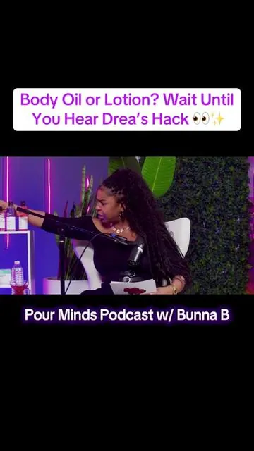 Body Oil or Lotion? Wait Until You Hear Drea’s Hack 👀✨#lotion #bodyoil #lifehack #beautyhacks #bunnab 