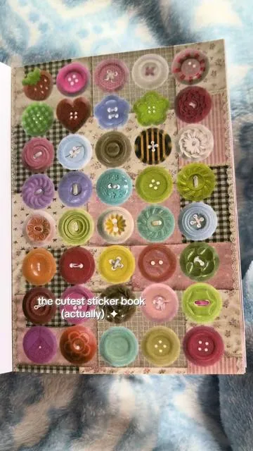 so perfect for scrapbooking 💌#stickers #scrapbookingideas #cutestickers #journalingideas #trinkets buttons apple cute stickers whimsical whimsy 