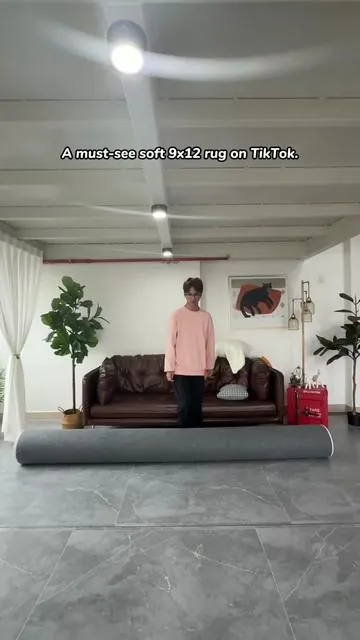 A must see soft 9’x12’ rug on TikTok. #rug #rugs #carpet #tufting #rugtok 