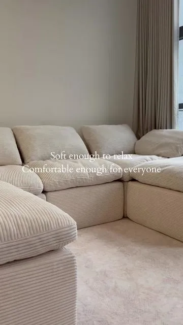 Soft enough ☺️🧡#weture #bonelesscouch #fyp #couch #cloud 