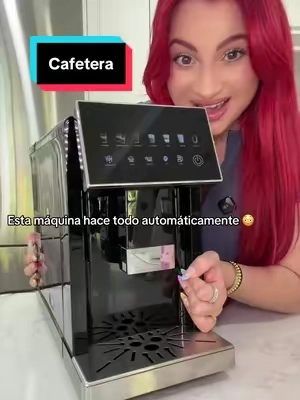 Esta máquina de café automática con pantalla táctil hace cappuccino, latte, espresso y más con solo tocar un botón. Tiene molinillo integrado, espumador automático de leche y varios modos de café, así que puedes preparar bebidas tipo cafetería sin salir de casa. Perfecta para los amantes del café que quieren algo práctico pero con resultados de barista. ☕ #tikTokShopSpringGlowUp#TikTokShopCreatorPick #CoffeeMachine #HomeCoffeeBar#baristaathome  