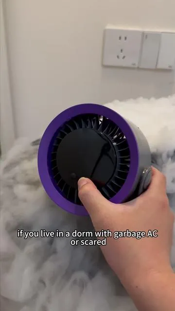 1 charge = 5 school days! Dorm must-have #dorm #DIGIX #fans #minifan #dormhack 