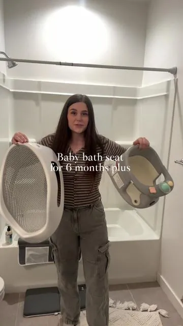 Such a great upgrade for babies 6 months and plus! Check it out! 🫧 #babybathseat #bathseat #bathseatforbabies #bathseatsafe #babytok 