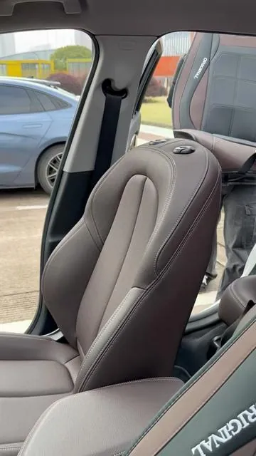 Gray & Black Leather Car Seat Covers: Sleek, Waterproof & Built to Last! 🩶 #CarSeatCover#GrayBlackCarInterior #ModernCarSeats #WaterproofCarSeats #CarClassics