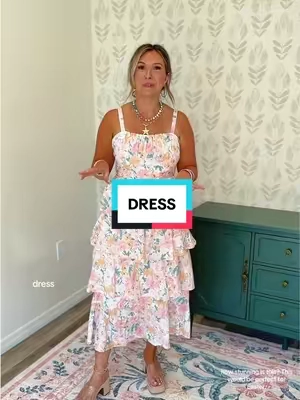 The most gorgeous dress for spring!! #fashion #fyp #fypシ #springfashion #tiktokshopfinds 