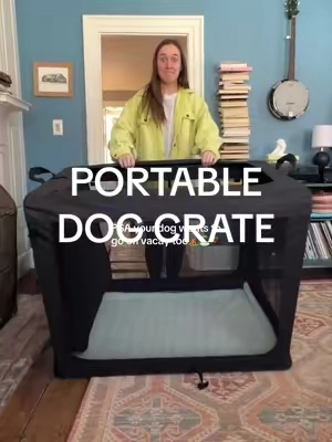 All the things I hated about my other dog crate have been fixed 😩👏🏻#dogmom #dogsofttiktok #doglover #portablecrate #tiktokshopcreatorpicks 