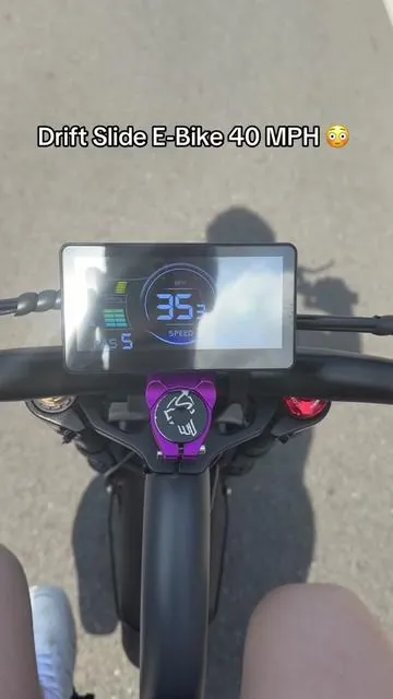 The drift slide D93 Pro E-Bike is so fast and affordable! #ebike #electricbike #driftslide #tiktokshopcreatorpicks 