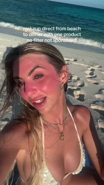 beach to dinner with the one concealer i swear by #beachmakeup #concealer #makeup #tarteshapetape 
