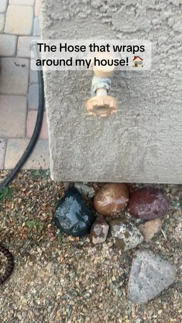 The ultimate garden hose!  #gardenhose #hoseforgarden #heavydutyhose #expandablehose #backyardmusthaves 