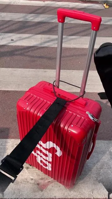 NoMorechaoticluggage!ThisstrapLetsYoucarryMultipleBagsLikeapro#TravelHacks#LuggageEssentials#TravelMustHave#packingtipsforkids #travelgear  