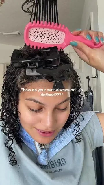 how to get your curls to look better 101 #curlyhair #unbrush 