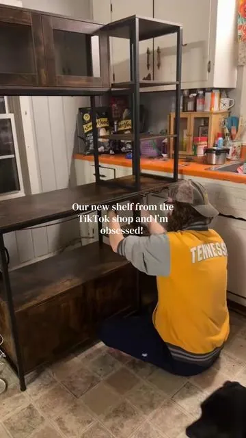 It goes so perfectly with our home! Also excuse the cabinets, we are redoing them! #fypシ #momsoftikok #momsupportingmoms #tiktokshop #momsoftiktok 