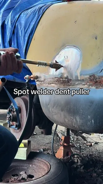 Vevor professional spot welder dent puller #vevor #vevortools #spotwelding #welding #bodyshop 