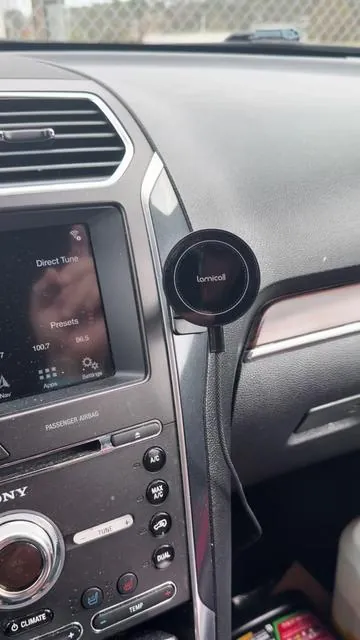 My favorite #magsafe #wirelesscharger for a car from @Lamicall #cellphoneaccessories 