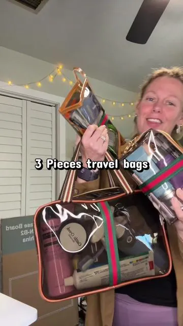 #MakeupBags #TravelBags #travelessentials 