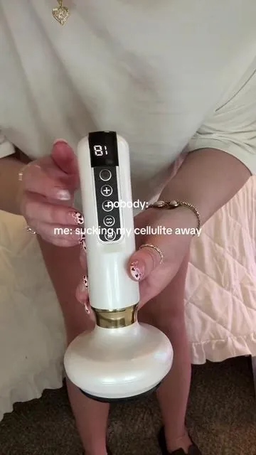 the suction on this thing is actually insane 😭 #cellulitereduction #cellulitetool #cellulitemassager #beautytools #selfcare