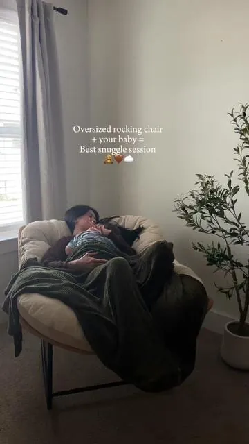 El mejor lugar para acurrucarse 🧸🤎☁️ @ONBRILL OFFICIAL  #rockingchair #cozychair #rocking #furnituretok #tiktokshopspotlightfinds 