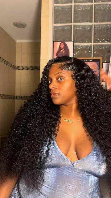 7x6 Burmese Curly Wig 30 inches from: @Tahikie Hair Shop 