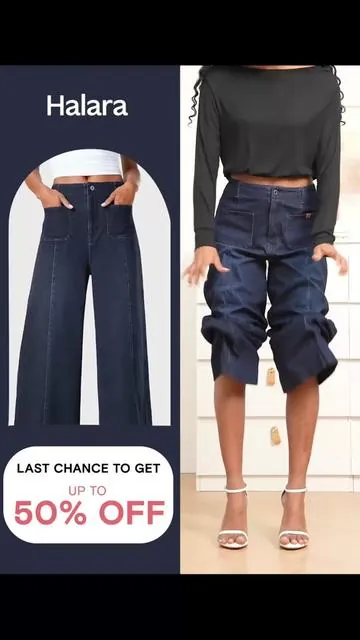 Pintuck details + wide-leg flow for effortless cool — grab the deal! 🎭👖#tiktokmademebuylt #ootdinspo #fashiontiktok