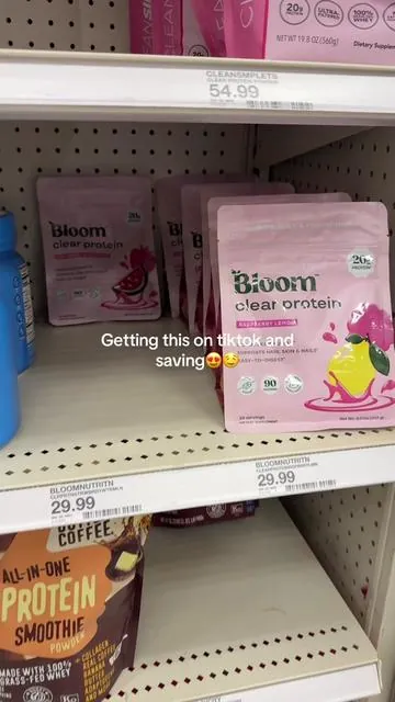 #bloomprotein #proteinpowder #clearprotein #summerbodyloading #bloom 