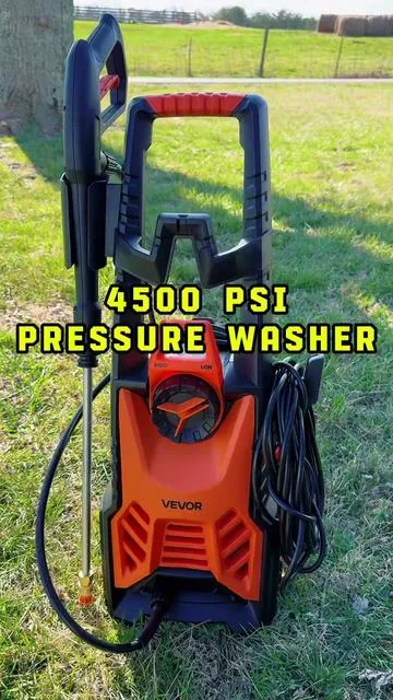 Compact, light weight, and has all the power you need. This electric pressure washer makes cleaning simple and easy. #pressure #washer #springcleaning #diy 