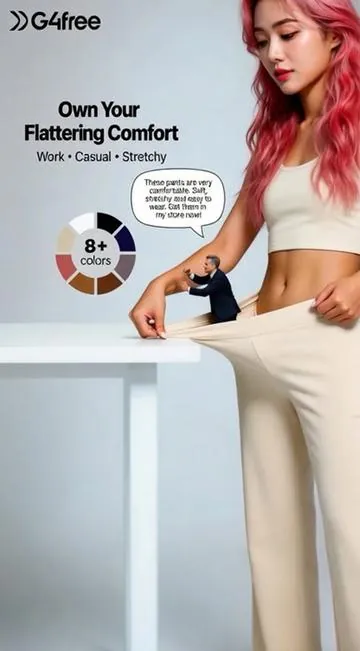 #pants #trousers #womenpants #casualpants #giantess 